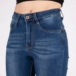 JEANS Farkut></noscript>Girl Vivi Ripped Flared stretchfarkut sininen