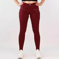 JEANS Farkut>Girl Vivi stretchfarkut burgundi