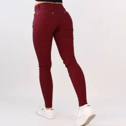 JEANS Farkut></noscript>Girl Vivi stretchfarkut burgundi