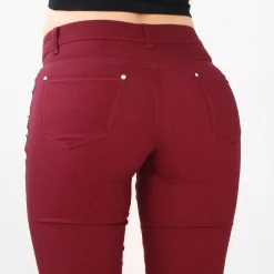 JEANS Farkut></noscript>Girl Vivi stretchfarkut burgundi