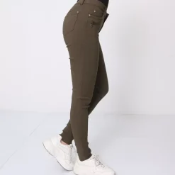 JEANS Farkut>Girl Vivi stretchfarkut khaki dark
