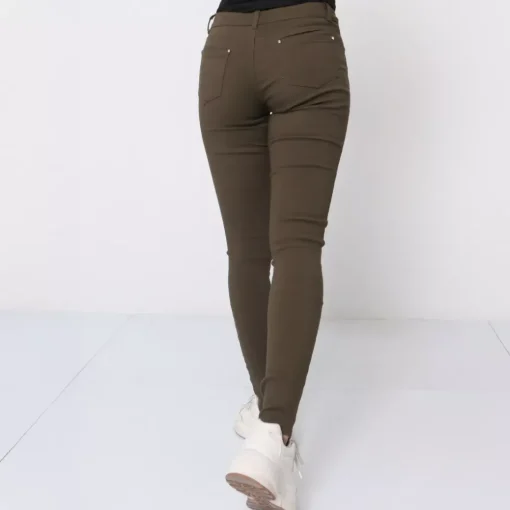 JEANS Farkut>Girl Vivi stretchfarkut khaki dark