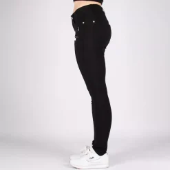 JEANS Farkut></noscript>Girl Vivi stretchfarkut musta
