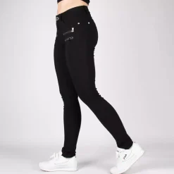 JEANS Farkut></noscript>Girl Vivi stretchfarkut musta