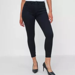 JEANS Farkut></noscript>Girl Vivi stretchfarkut musta