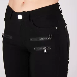 JEANS Farkut></noscript>Girl Vivi stretchfarkut musta