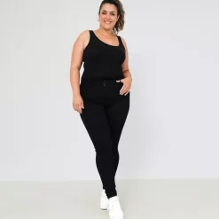 JEANS Housut | Plus!></noscript>Girl Vivi stretch-housut musta