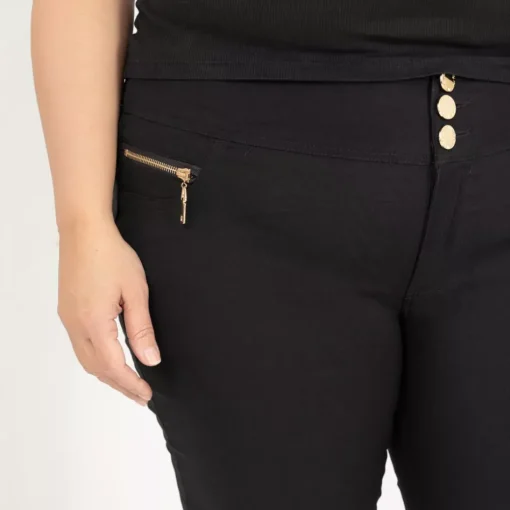 JEANS Housut | Plus!>Girl Vivi stretch-housut musta