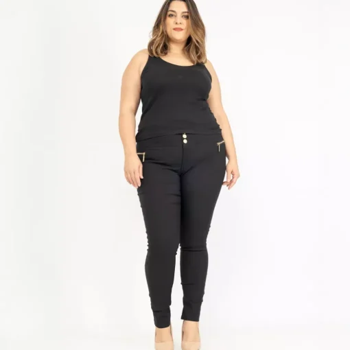 JEANS Housut | Plus!>Girl Vivi stretch-housut musta