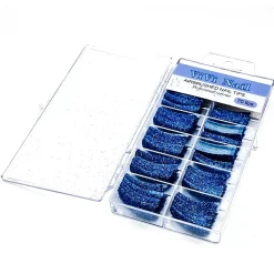 JEANS Kynsitarvikkeet></noscript>Glitter kynsitipit 70 + 7 kpl sininen