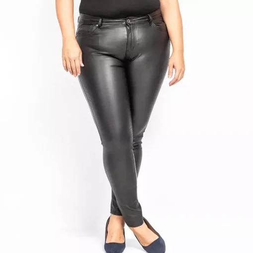 JEANS Housut | Plus!>Goodies Coated housut musta