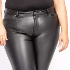 JEANS Housut | Plus!>Goodies Coated housut musta