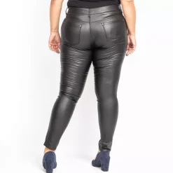 JEANS Housut | Plus!></noscript>Goodies Coated housut musta