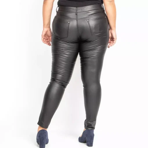 JEANS Housut | Plus!>Goodies Coated housut musta