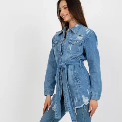 JEANS Takit></noscript>G-Smack Hazel farkkutakki vyöllä sininen