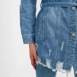 JEANS Takit></noscript>G-Smack Hazel farkkutakki vyöllä sininen