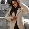 JEANS Takit>Hanoi Biker villaneuletakki beige