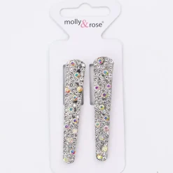 JEANS Hiustarvikkeet></noscript>Hiusklipsi strasseilla 6 cm 2 kpl