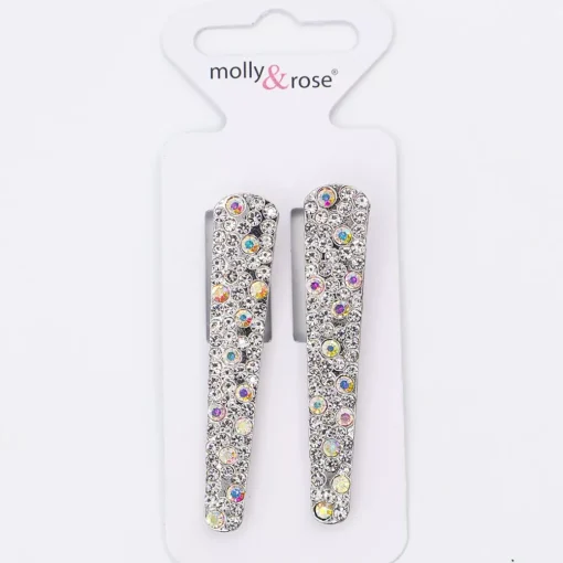 JEANS Hiustarvikkeet>Hiusklipsi strasseilla 6 cm 2 kpl