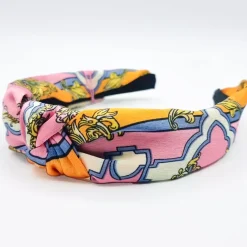 JEANS Hiustarvikkeet>Hiuspanta satiini/kuvioitu pinkki