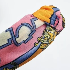 JEANS Hiustarvikkeet>Hiuspanta satiini/kuvioitu pinkki