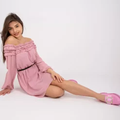 JEANS Minimekot>Italy Moda Ameline mekko vyöllä roosa
