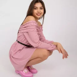 JEANS Minimekot></noscript>Italy Moda Ameline mekko vyöllä roosa