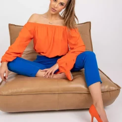JEANS Pitkähihaiset Paidat></noscript>Italy Moda Nineli paita oranssi