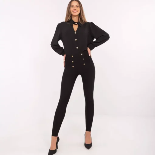 JEANS Housut>Louis Francoise stretch-housut musta