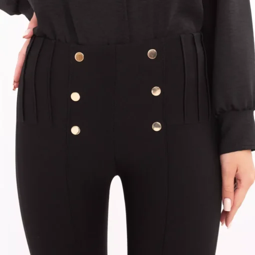 JEANS Housut>Louis Francoise stretch-housut musta