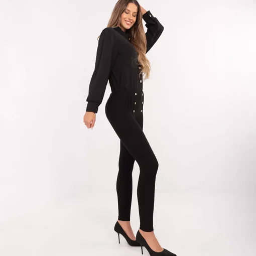 JEANS Housut>Louis Francoise stretch-housut musta