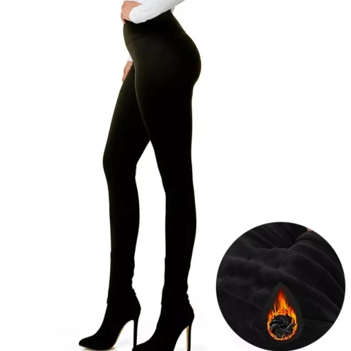 JEANS Leggingsit>Just Love Fleece lämpöleggingsit musta