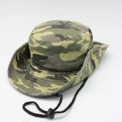 JEANS Kesähatut>Kalastajanhattu kaulalenkillä green camo