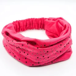 JEANS Hiustarvikkeet>Kangaspanta strasseilla fuksia