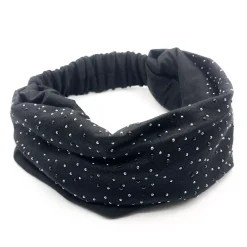 JEANS Hiustarvikkeet>Kangaspanta strasseilla musta
