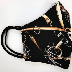 JEANS Kasvosuojat></noscript>Kasvomaski Golden Jewellery musta