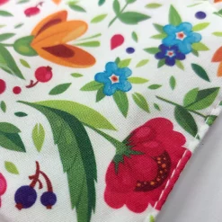 JEANS Kasvosuojat></noscript>Kasvosuoja puuvillainen kukkakuvio/valkoinen