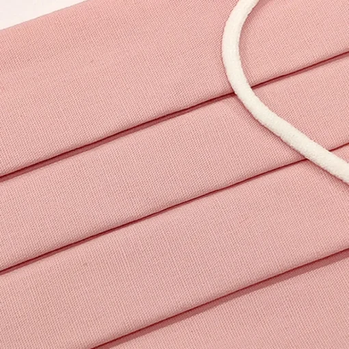 JEANS Kasvosuojat>Kasvosuoja puuvillainen laskostettu nude/roosa