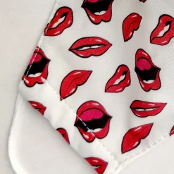 JEANS Kasvosuojat>Kasvosuoja puuvillainen lips/valkoinen
