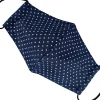 JEANS Kasvosuojat>Kasvosuoja puuvillainen polka/denimsininen