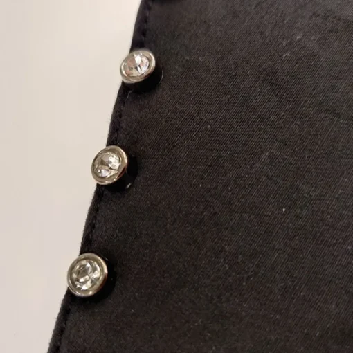 JEANS Kasvosuojat>Kasvosuoja puuvillainen strassiniitit/musta