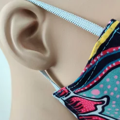 JEANS Kasvosuojat>Kasvosuoja puuvillainen turkoosi/kuvioitu