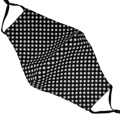 JEANS Kasvosuojat>Kasvosuoja säädettävä polka/musta