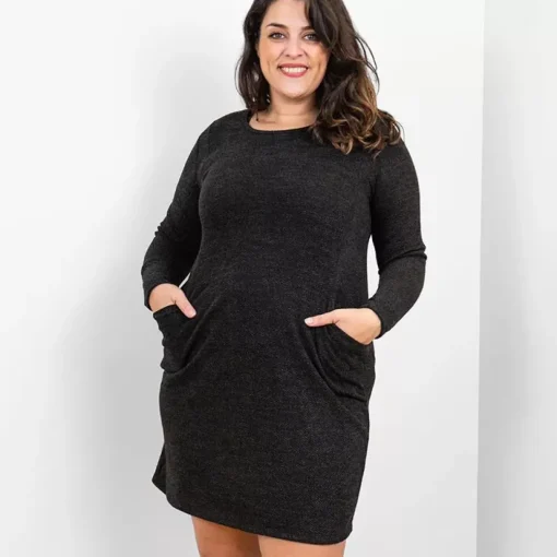 JEANS Minimekot | Plus!>Kazaka Paris neulemekko musta