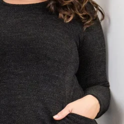 JEANS Minimekot | Plus!>Kazaka Paris neulemekko musta
