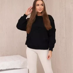 JEANS Pitkähihaiset Paidat>Kesi Banto collegepaita musta