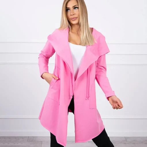 JEANS Takit>Kesi Base trikootakki hupulla pinkki