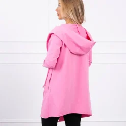 JEANS Takit></noscript>Kesi Base trikootakki hupulla pinkki