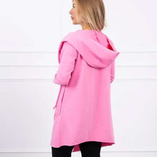 JEANS Takit>Kesi Base trikootakki hupulla pinkki