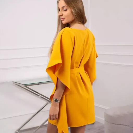 JEANS Minimekot>Kesi Batwing minimekko mustard